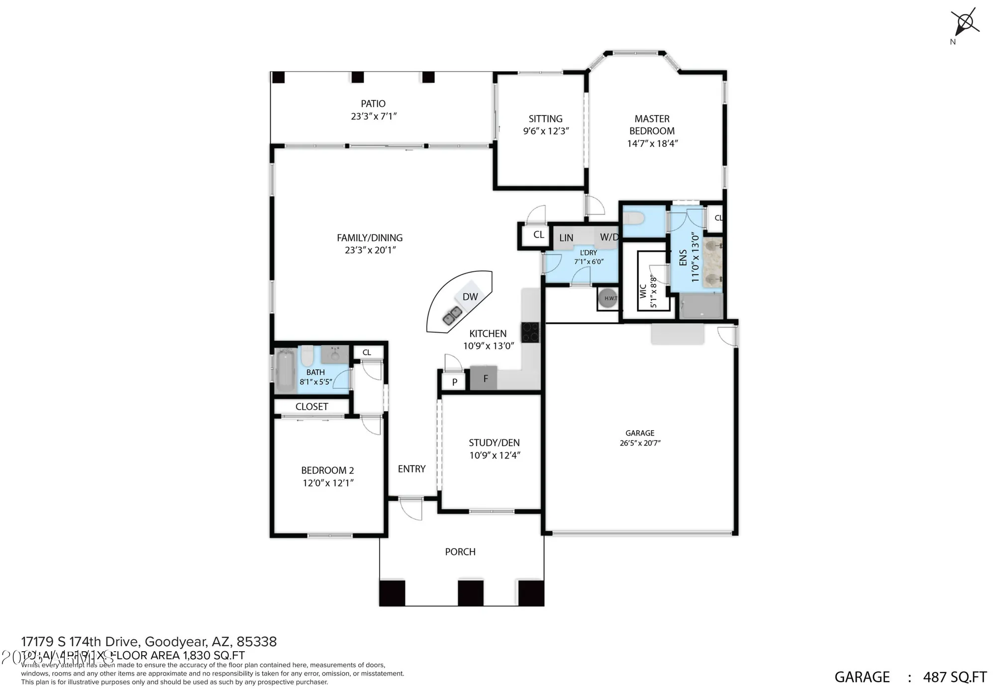 Property Slideshow image 2 of 65 | 17179 s 174th dr, Goodyear, AZ, 85338