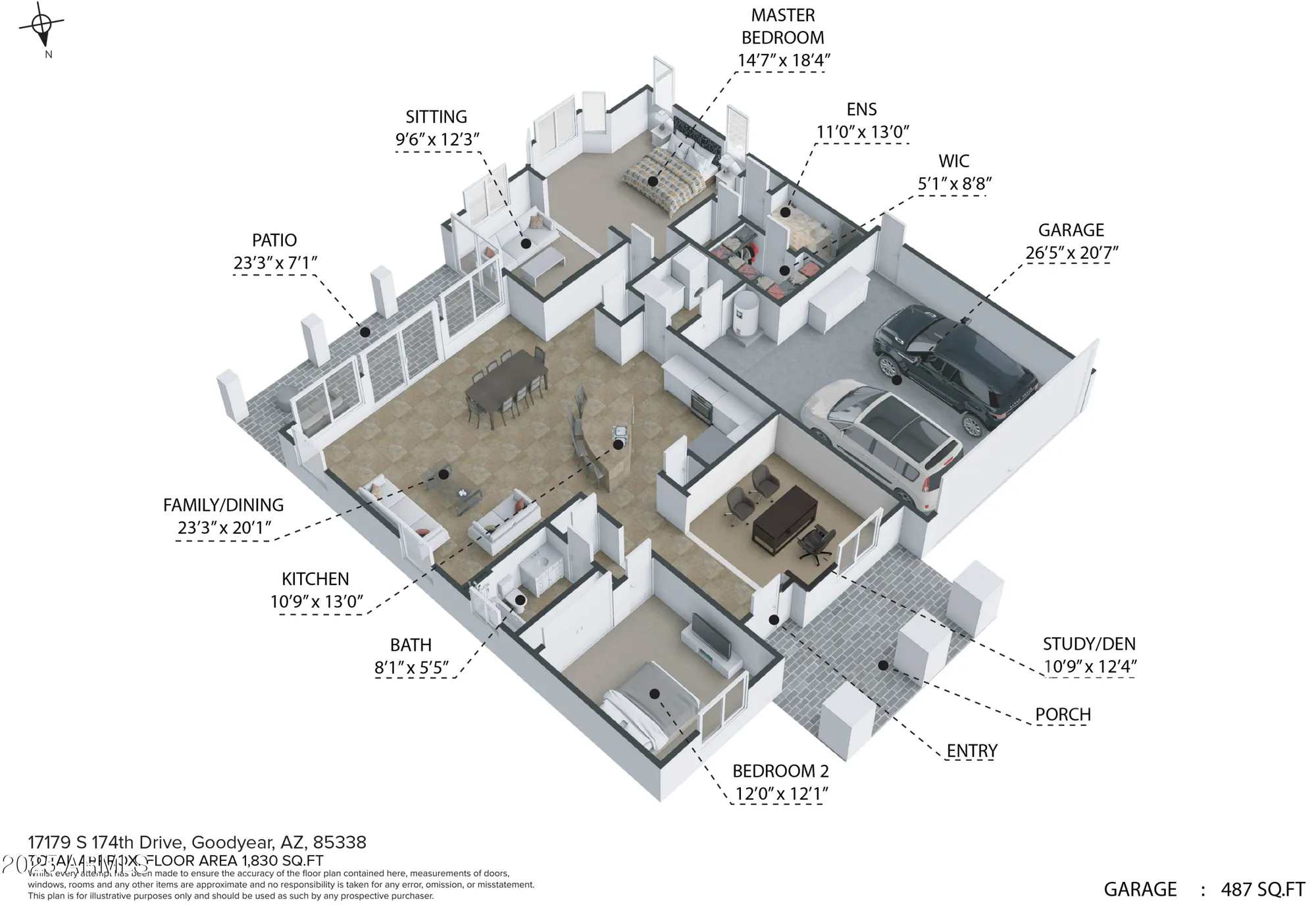 Property Slideshow image 65 of 65 | 17179 s 174th dr, Goodyear, AZ, 85338