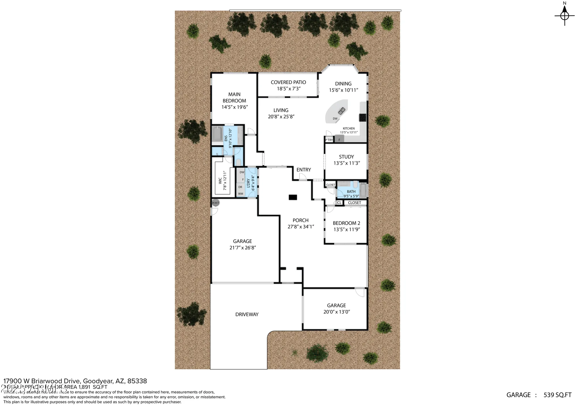 Property Slideshow image 89 of 90 | 17900 w briarwood dr, Goodyear, AZ, 85338