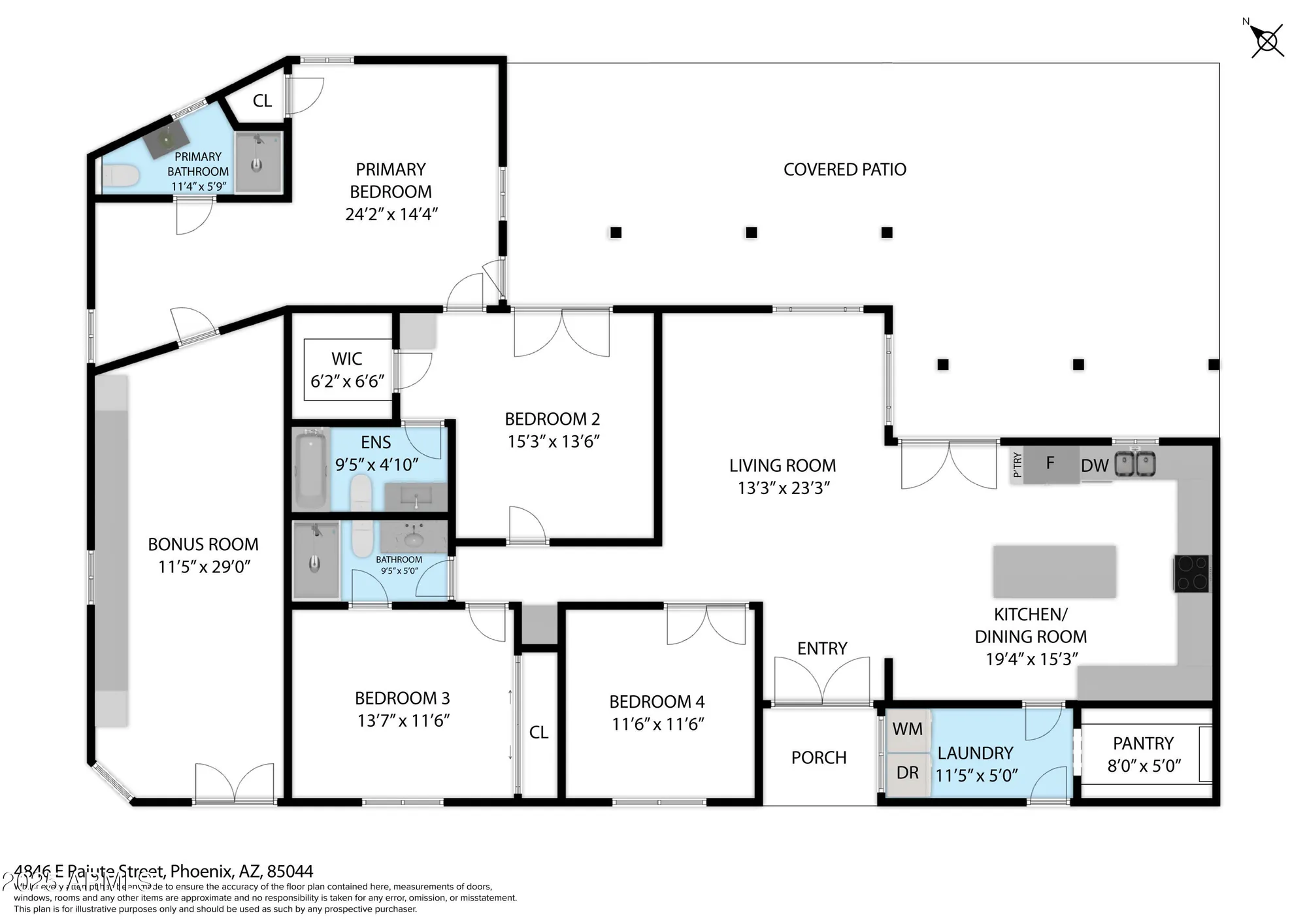Property Slideshow image 4 of 46 | 4846 e paiute st, Phoenix, AZ, 85044