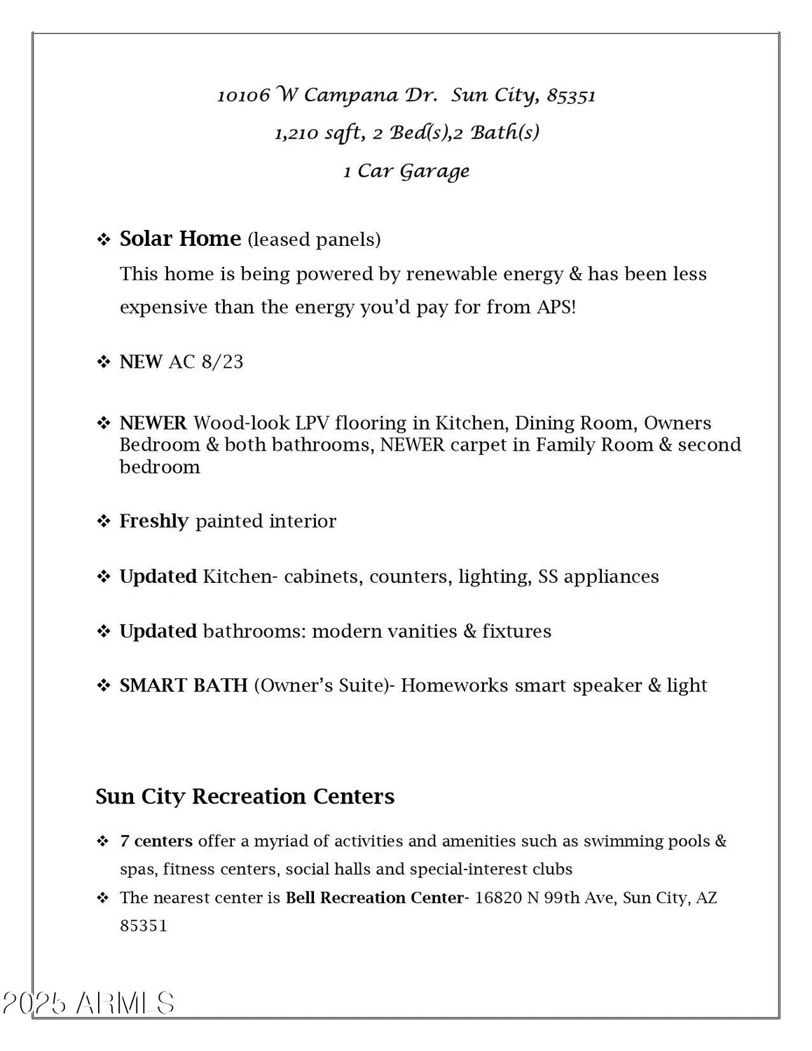 Property Slideshow image 22 of 25 | 10106 w campana dr, Sun City, AZ, 85351