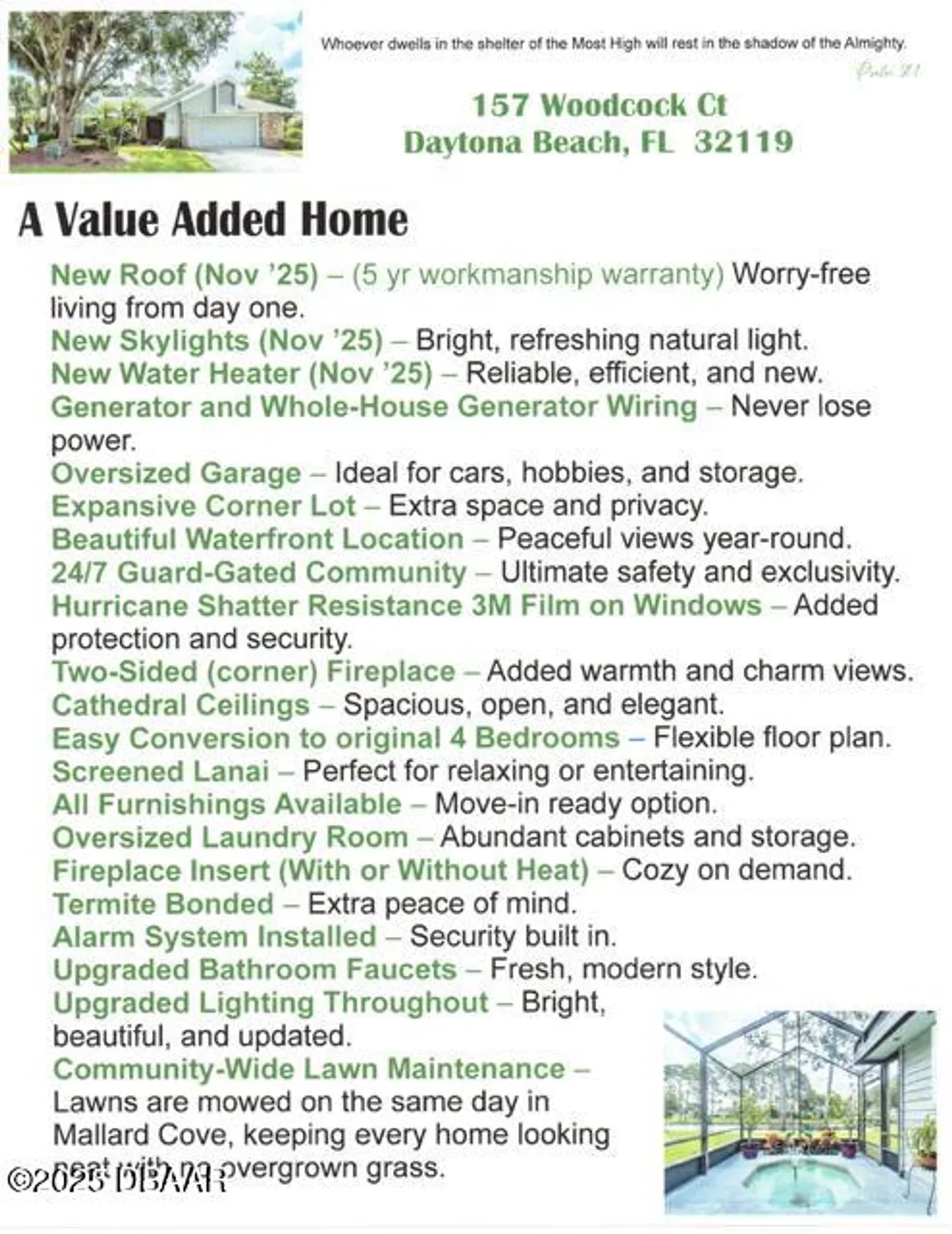 Property Slideshow image 50 of 50 | 157 woodcock ct, Daytona Beach, FL, 32119