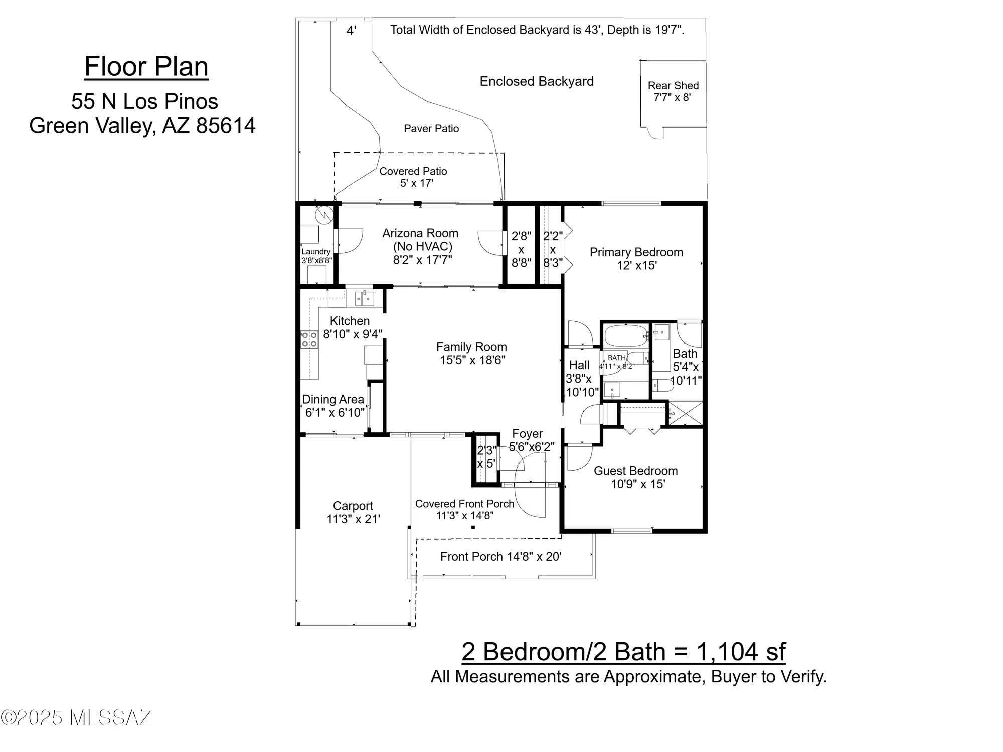 Property Slideshow image 51 of 51 | 55 n los pinos, Green Valley, AZ, 85614