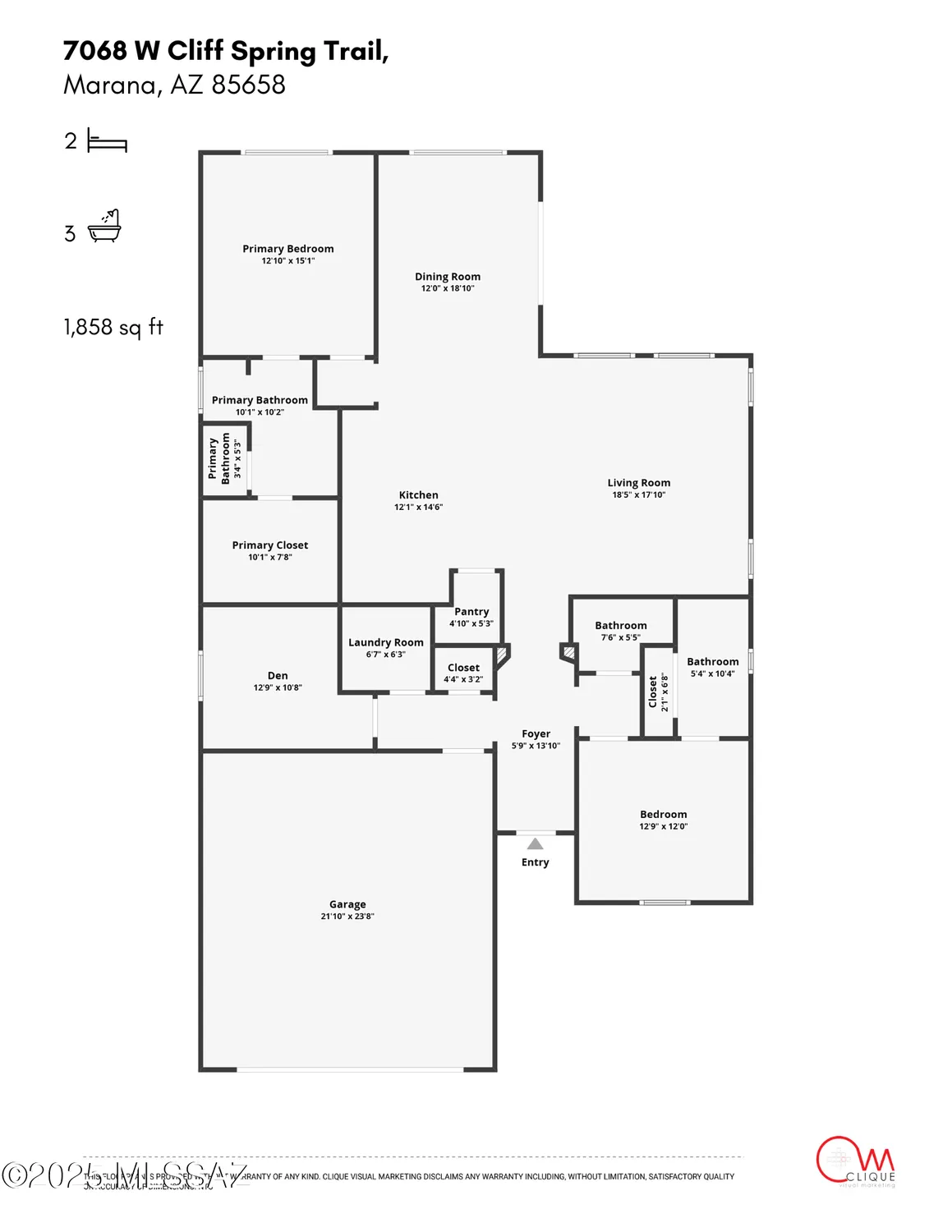 Property Slideshow image 45 of 45 | 7068 w cliff spring trl, Marana, AZ, 85658