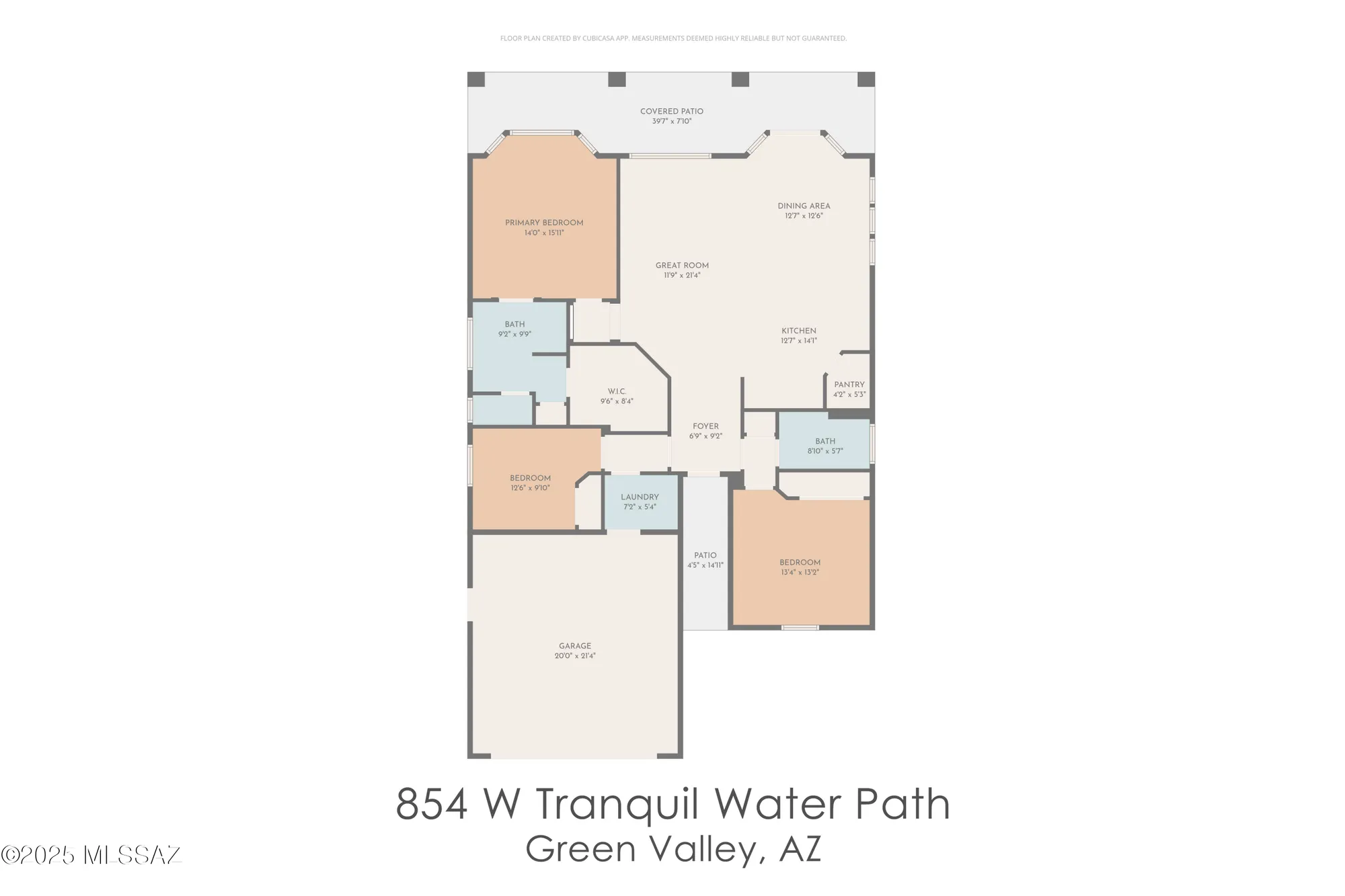 Property Slideshow image 26 of 26 | 854 w tranquil water path, Green Valley, AZ, 85614