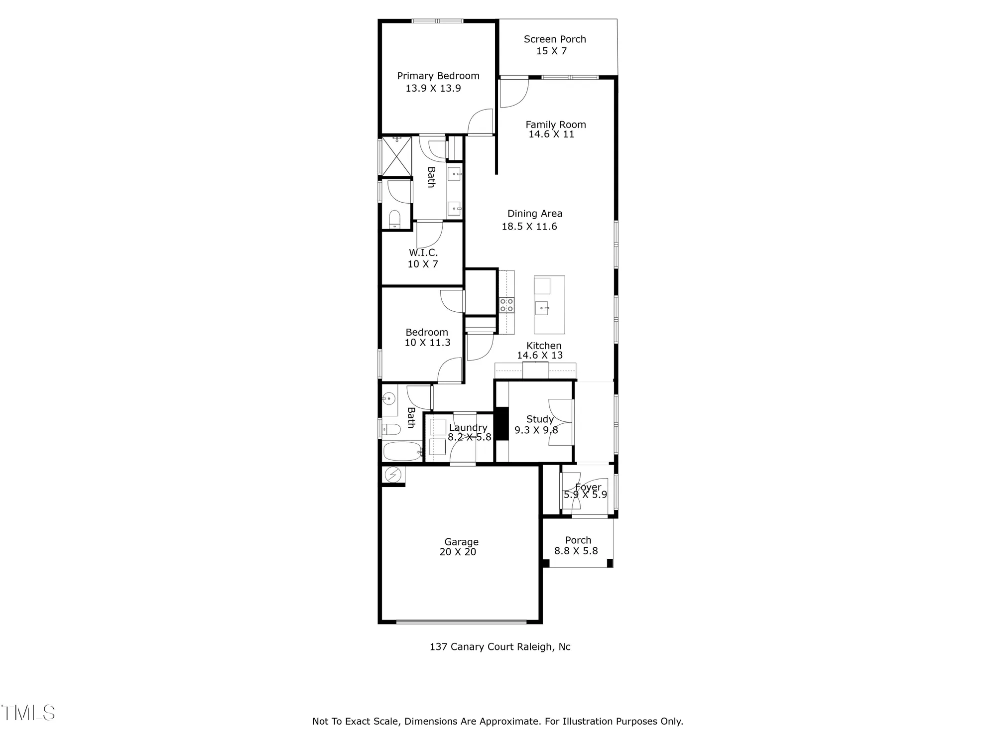 Property Slideshow image 32 of 32 | 137 canary ct, Raleigh, NC, 27610