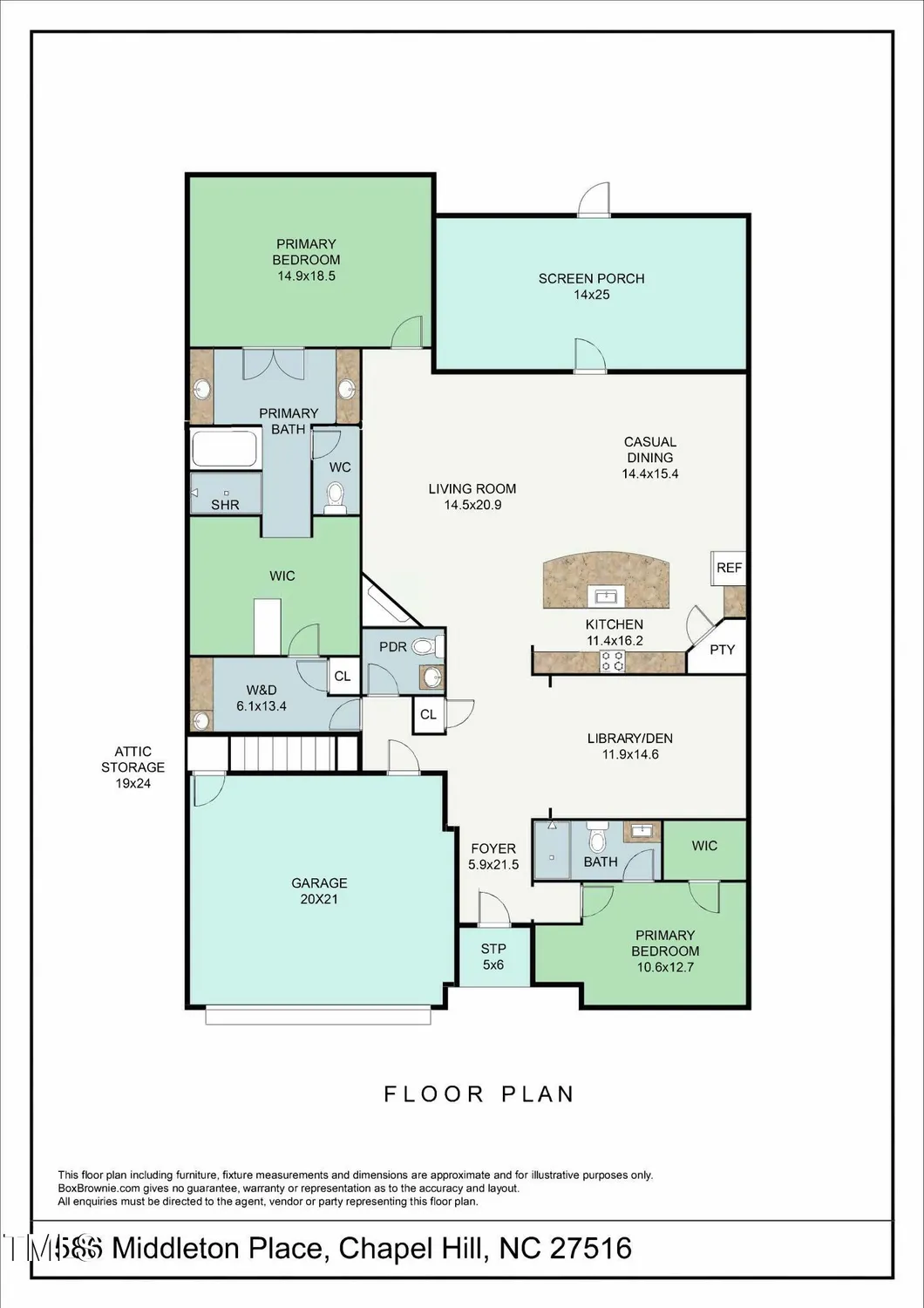 Property Slideshow image 50 of 50 | 586 middleton pl, Chapel Hill, NC, 27516