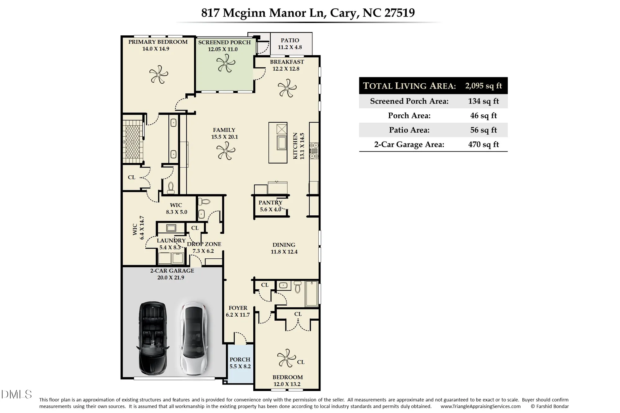 Property Slideshow image 60 of 60 | 817 mcginn ln, Cary, NC, 27519