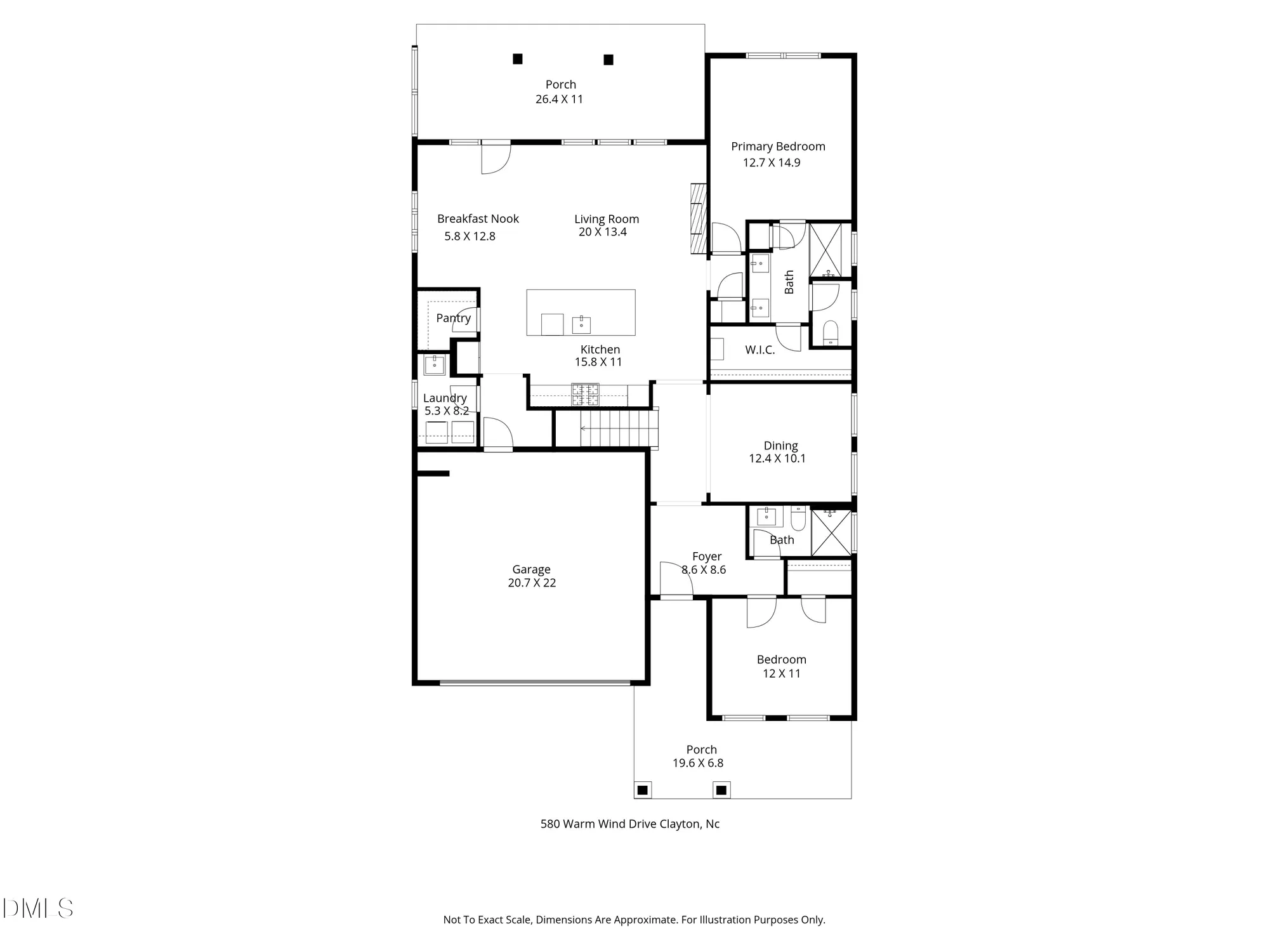 Property Slideshow image 40 of 42 | 580 warm wind dr, Clayton, NC, 27527