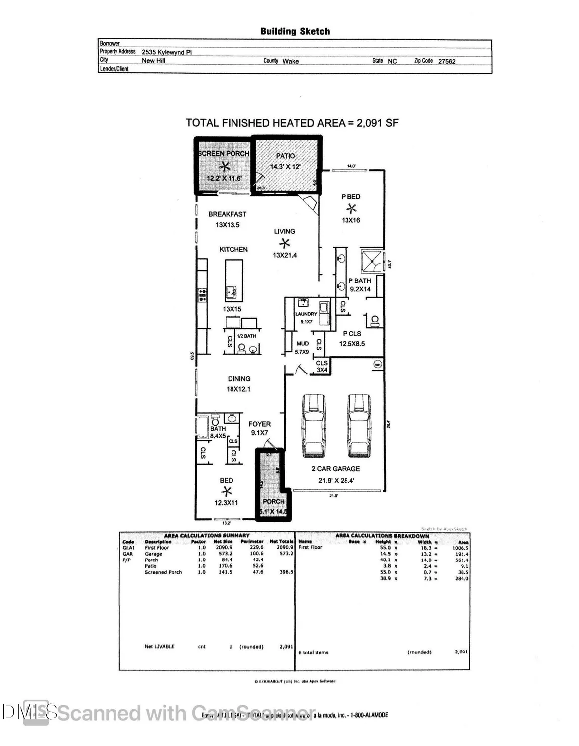Property Slideshow image 53 of 54 | 2535 kylewynd pl, New Hill, NC, 27562