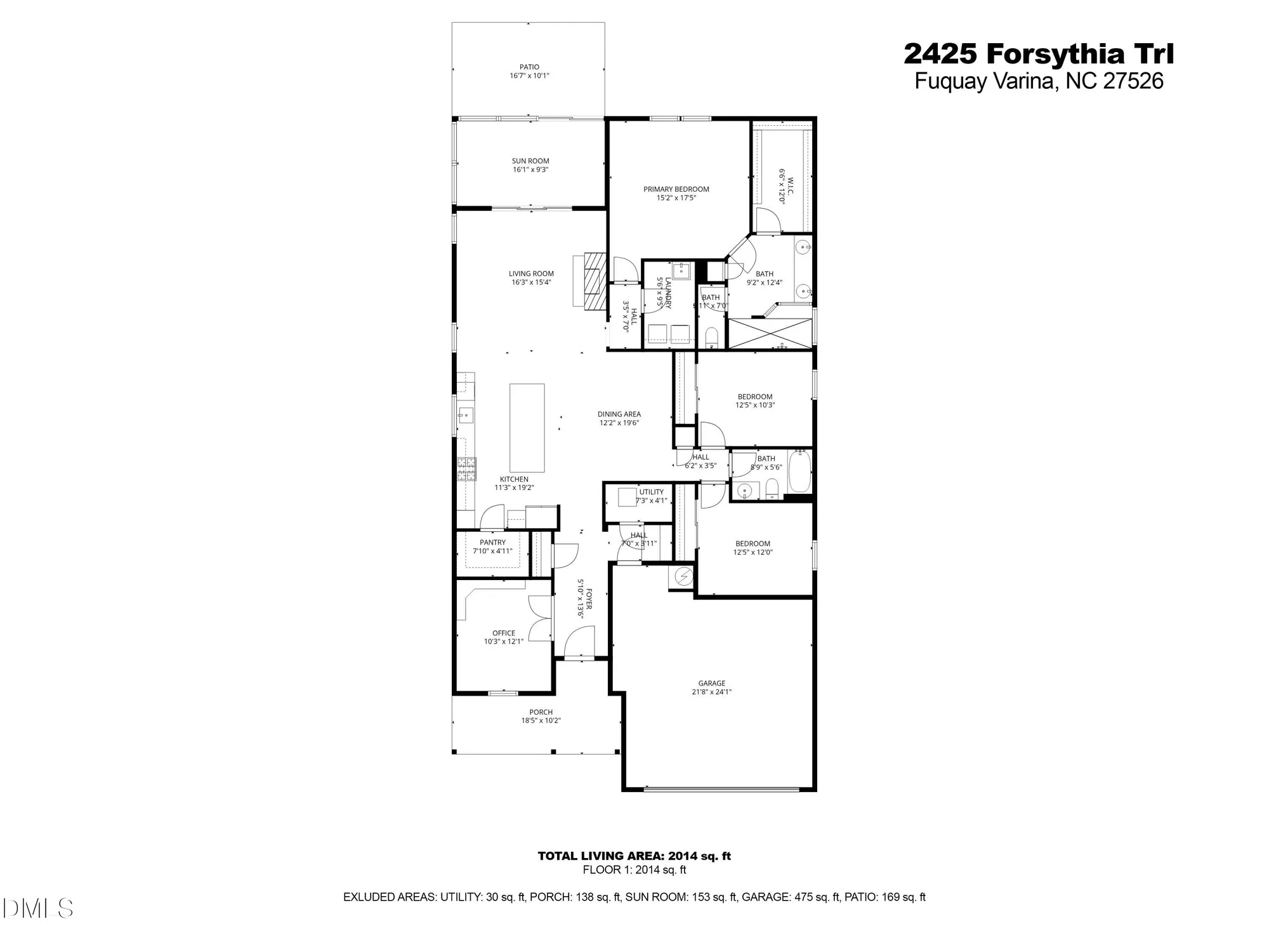 Property Slideshow image 13 of 65 | 2425 forsythia trl, Fuquay Varina, NC, 27526