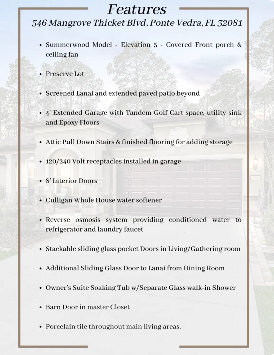 Property Slideshow image 57 of 57 | 546 mangrove thicket blvd, Ponte Vedra, FL, 32081