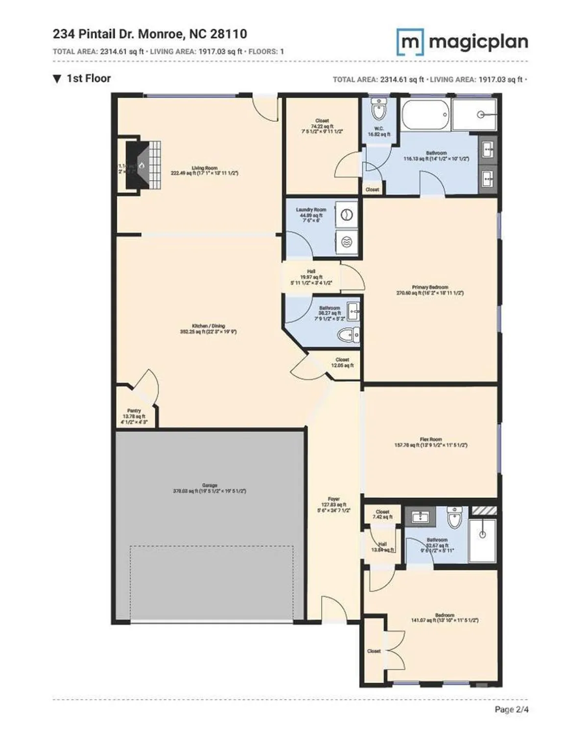 Property Slideshow image 19 of 23 | 234 pintail dr, Monroe, NC, 28110