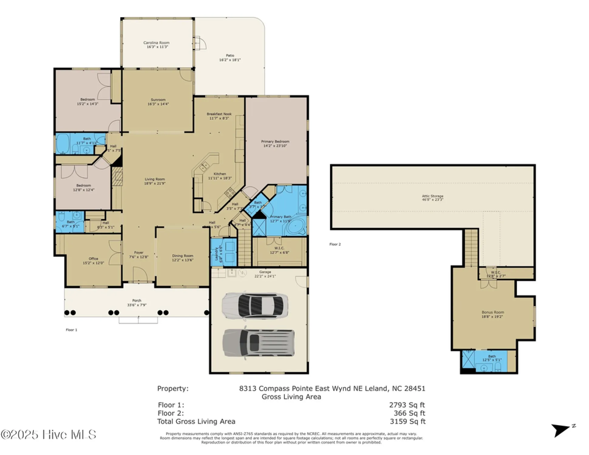 Property Slideshow image 1 of 84 | 8313 compass pointe east wynd, Leland, NC, 28451