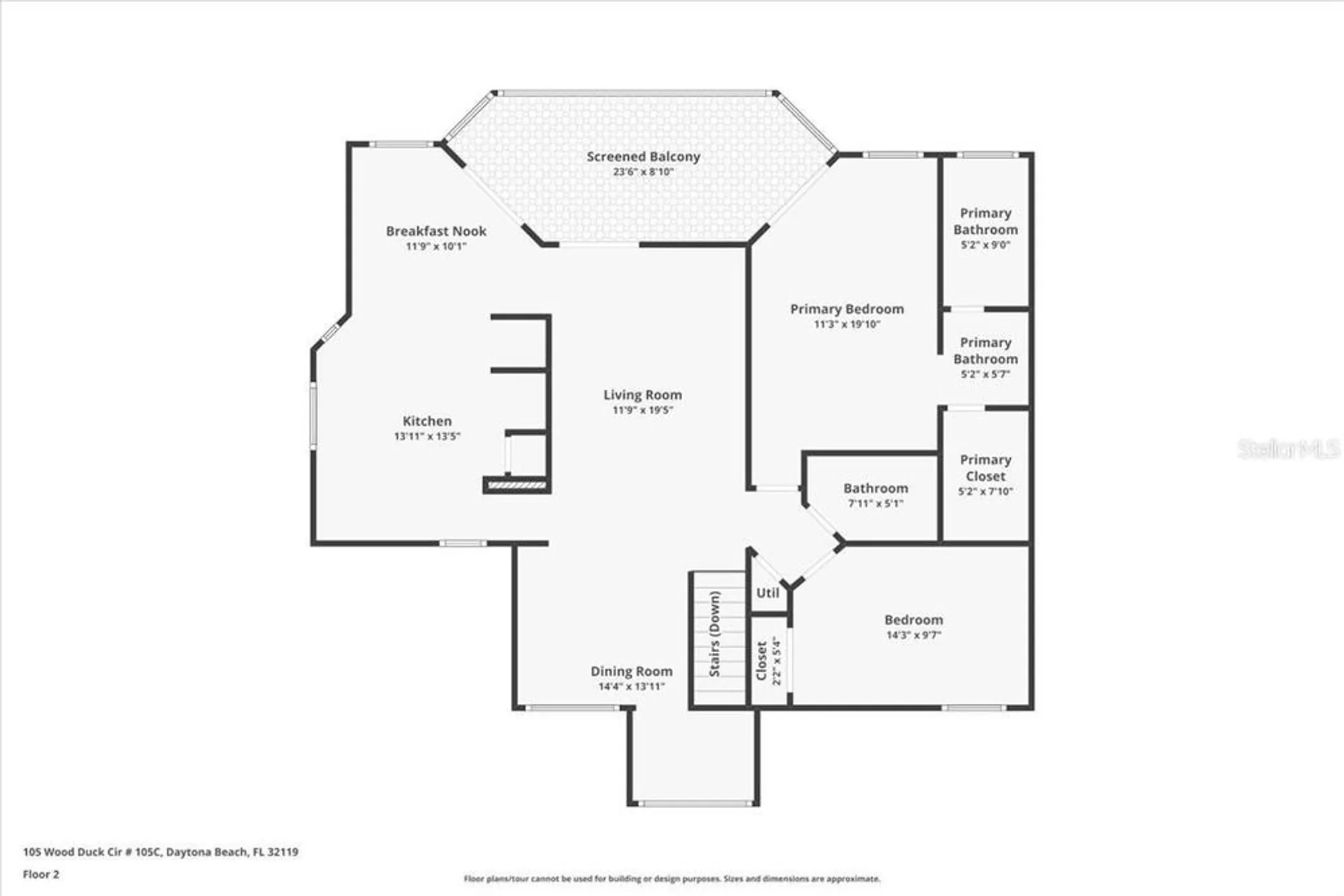 Property Slideshow image 46 of 46 | 105 wood duck cir c, Daytona Beach, FL, 32119