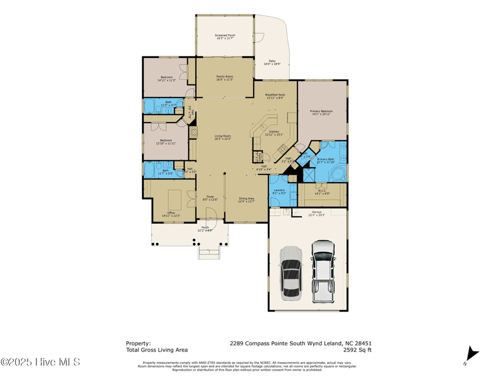 Property Slideshow image 86 of 86 | 2289 compass pointe south wynd, Leland, NC, 28451