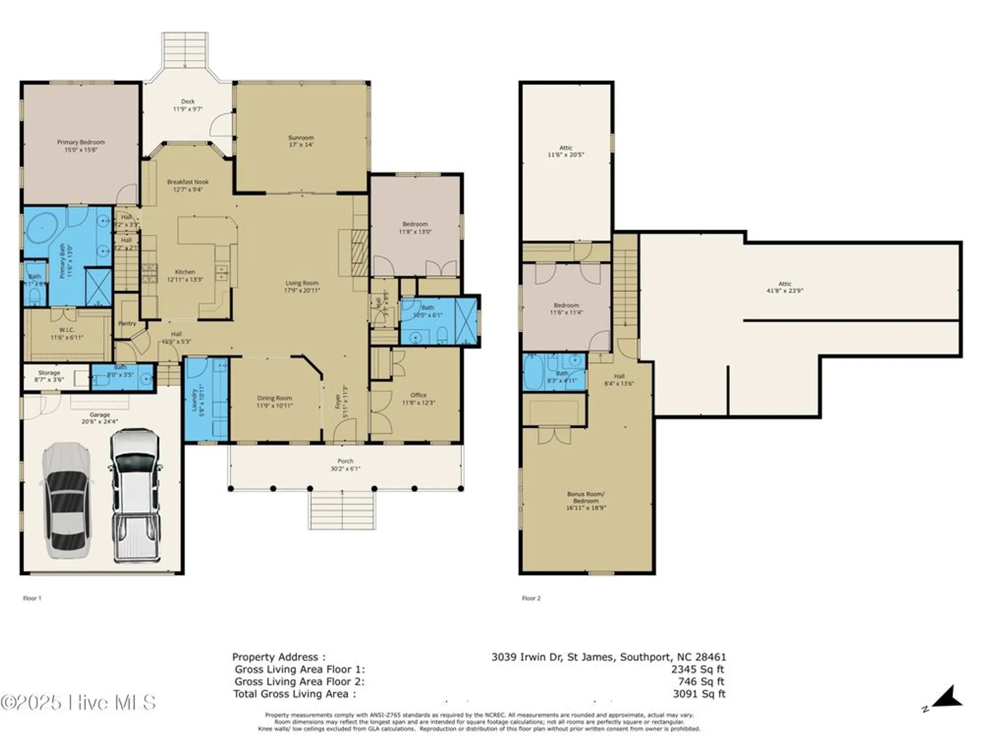 Property Slideshow image 5 of 75 | 3039 irwin dr, Southport, NC, 28461