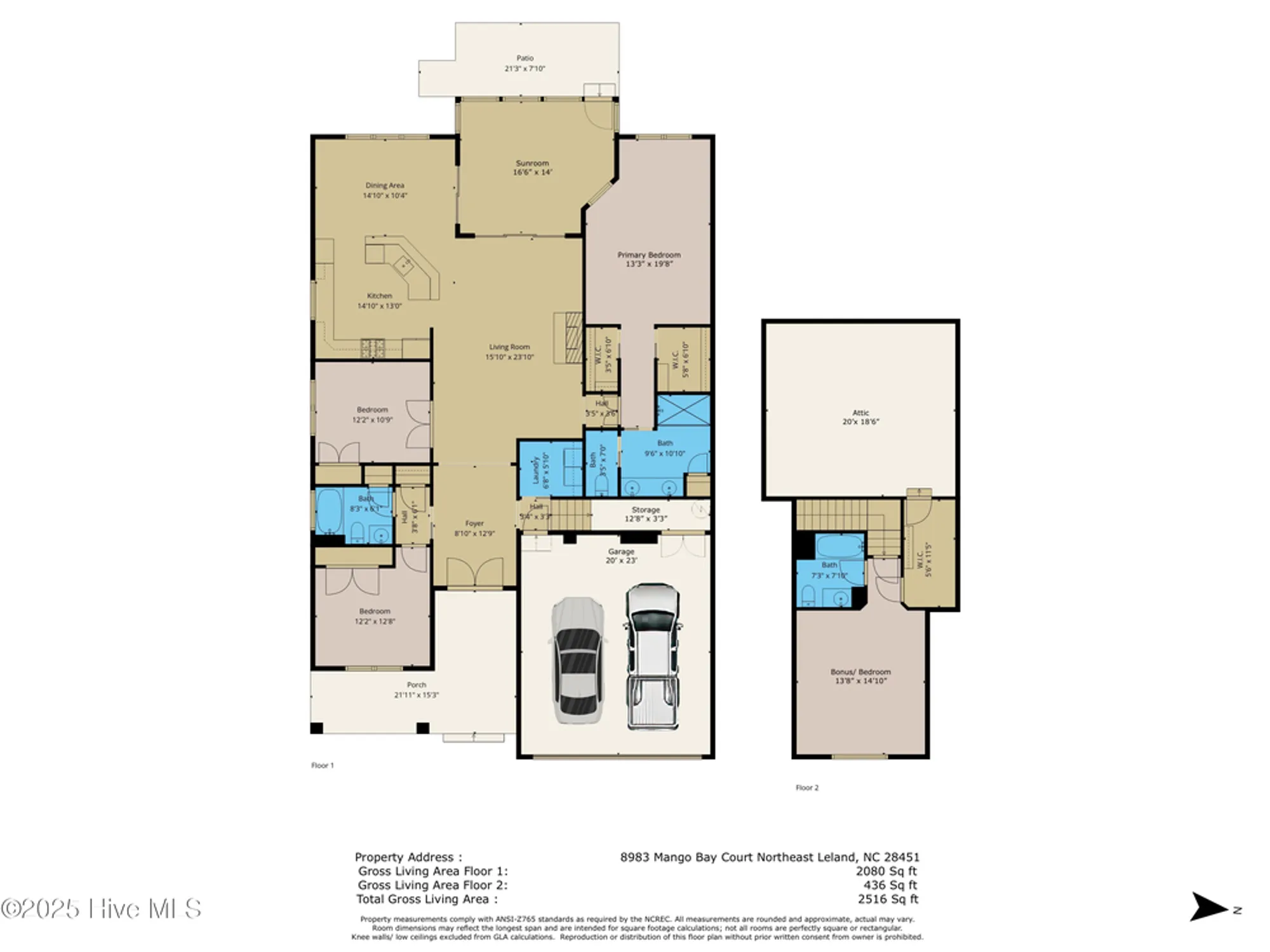 Property Slideshow image 1 of 74 | 8983 mango bay ct, Leland, NC, 28451