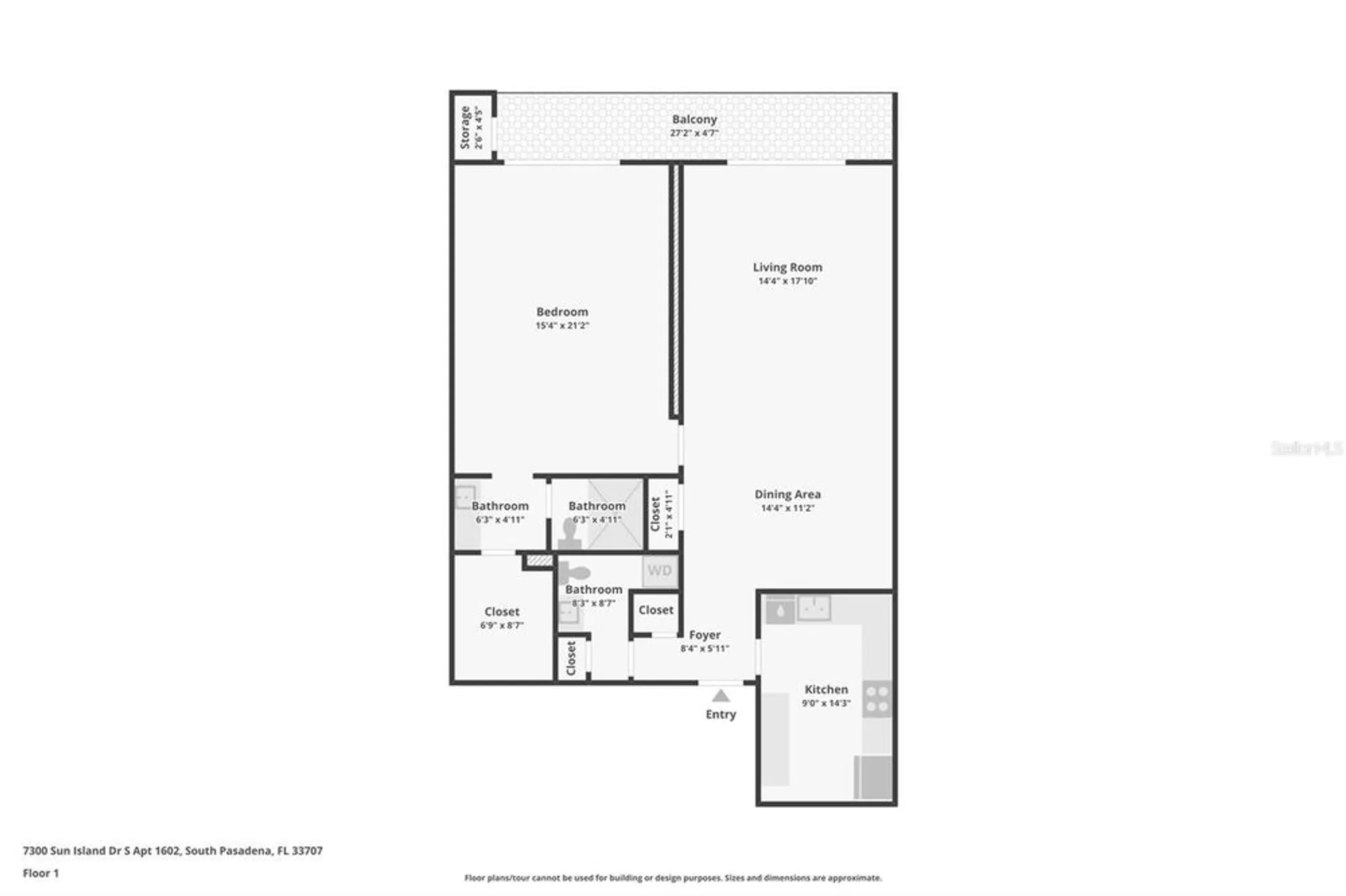 Property Slideshow image 21 of 29 | 7300 sun island dr 1602, South Pasadena, FL, 33707