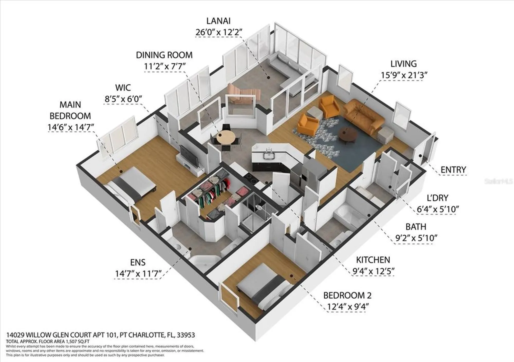 Property Slideshow image 55 of 93 | 14029 willow glen ct 101, Port Charlotte, FL, 33953