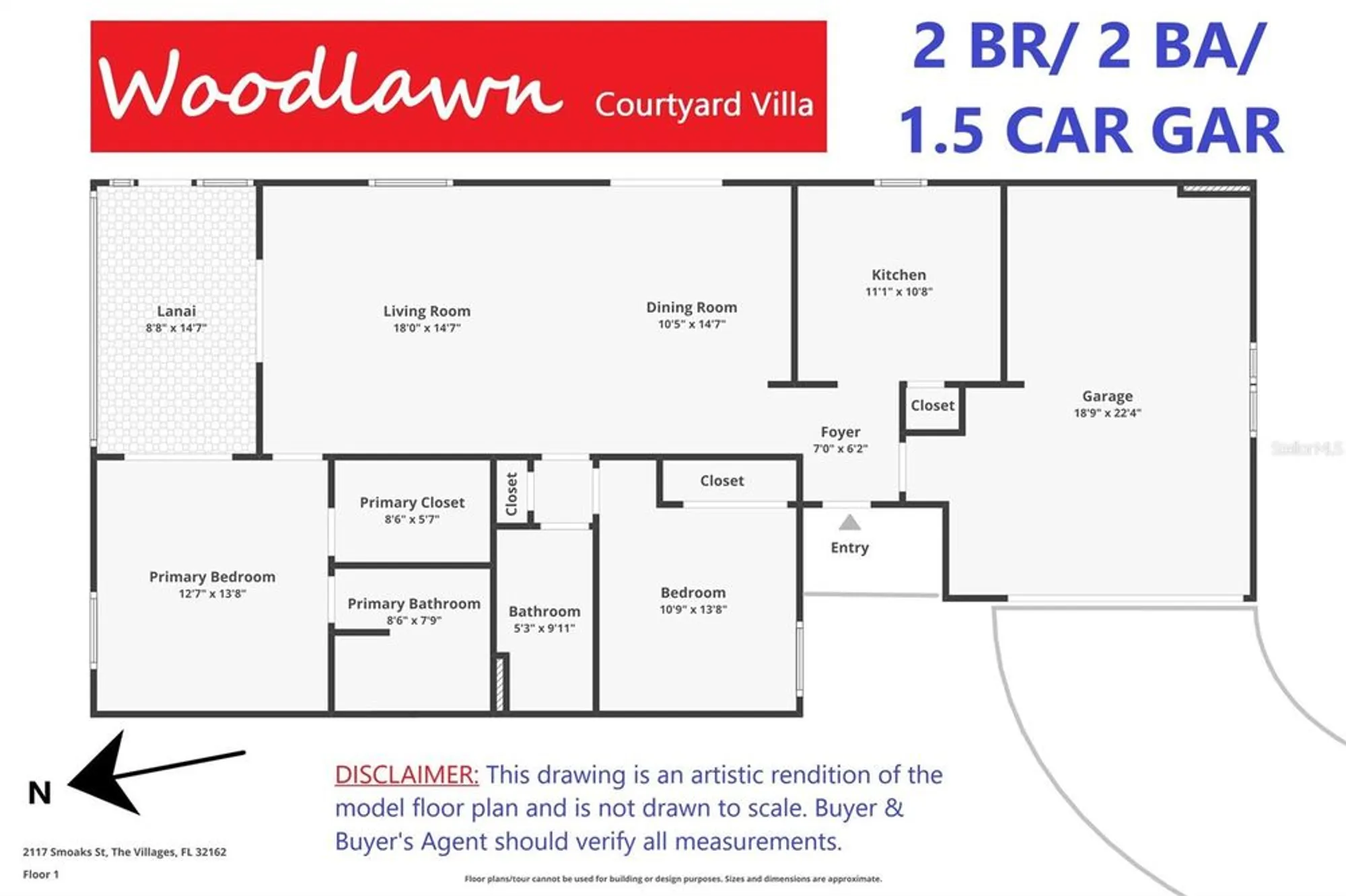 Property Slideshow image 4 of 48 | 2117 smoaks st, The Villages, FL, 32162