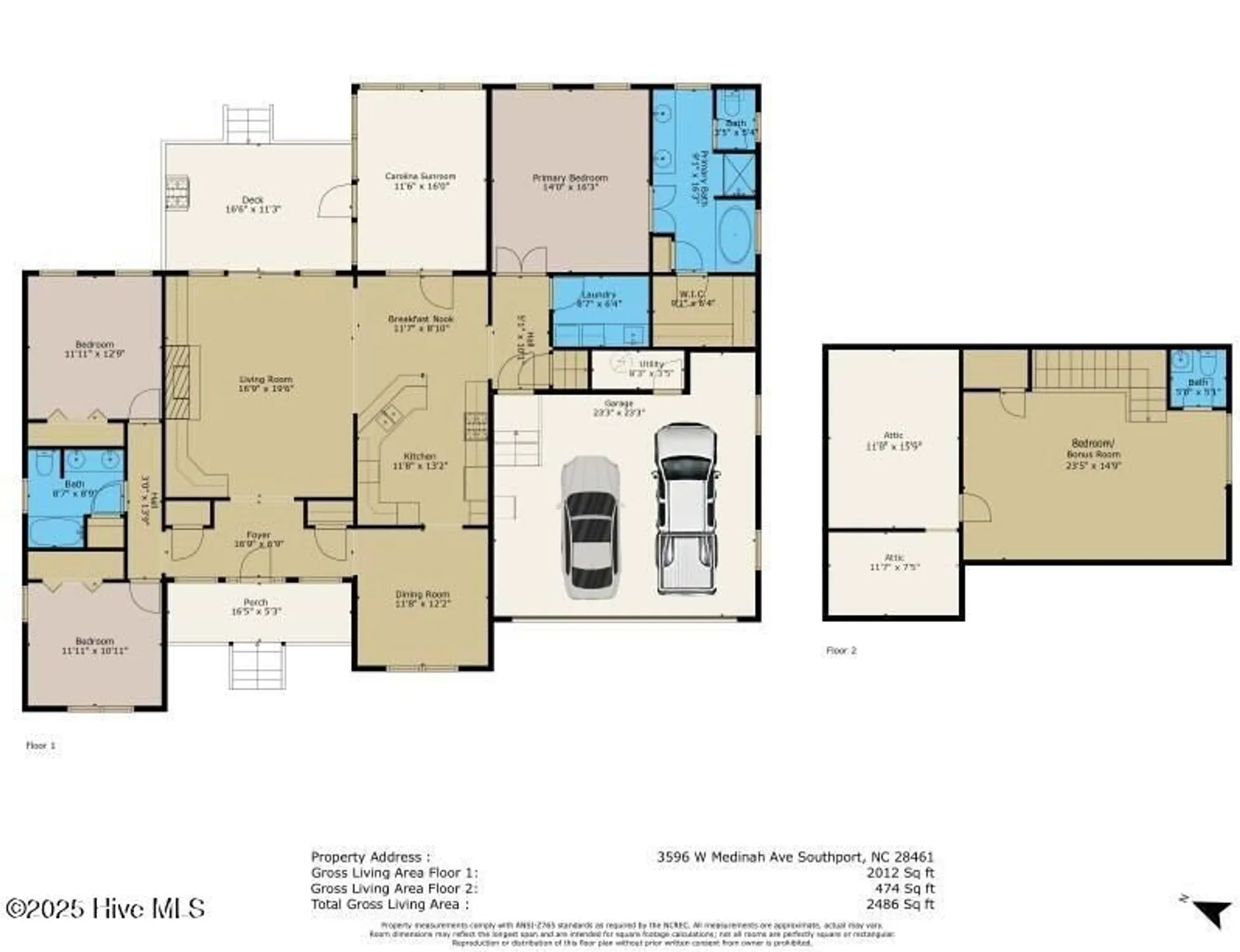 Property Slideshow image 5 of 67 | 3596 w medinah ave, Southport, NC, 28461
