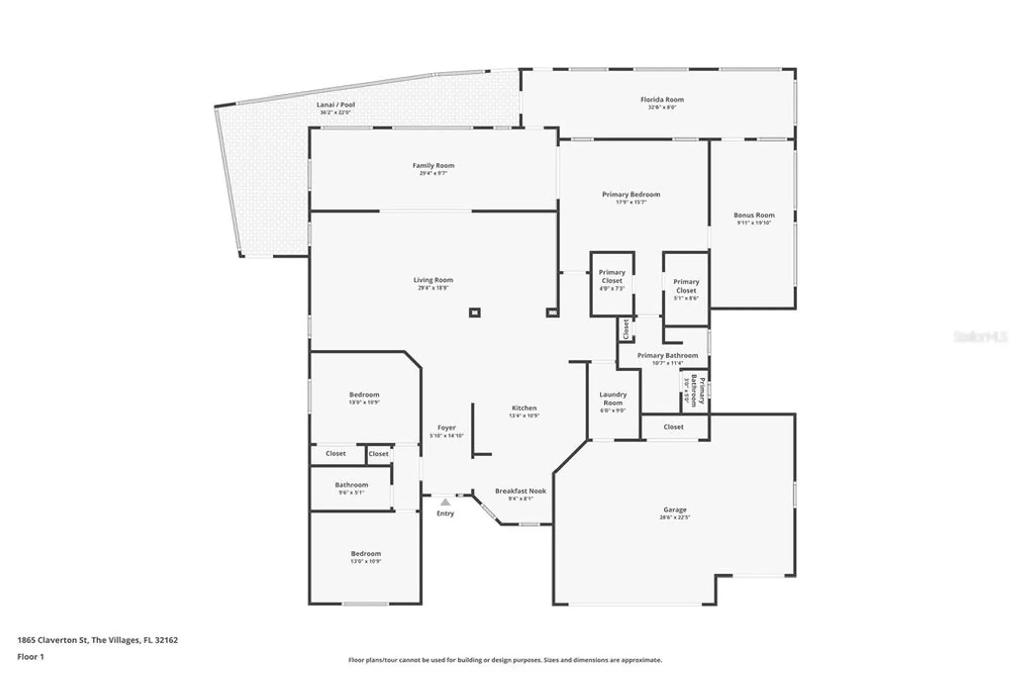 Property Slideshow image 3 of 44 | 1865 claverton st, The Villages, FL, 32162