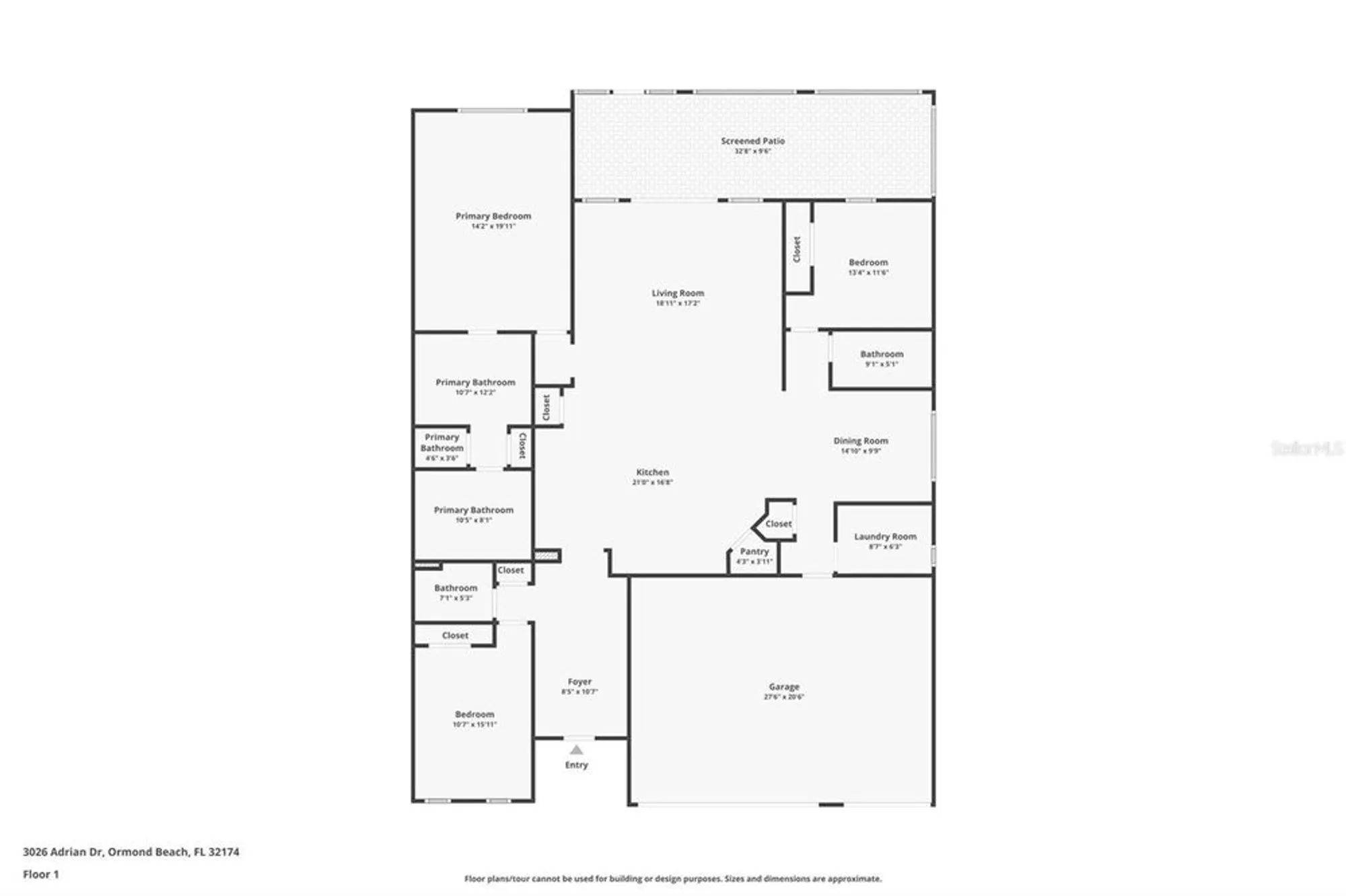 Property Slideshow image 60 of 60 | 3026 adrian dr, Ormond Beach, FL, 32174