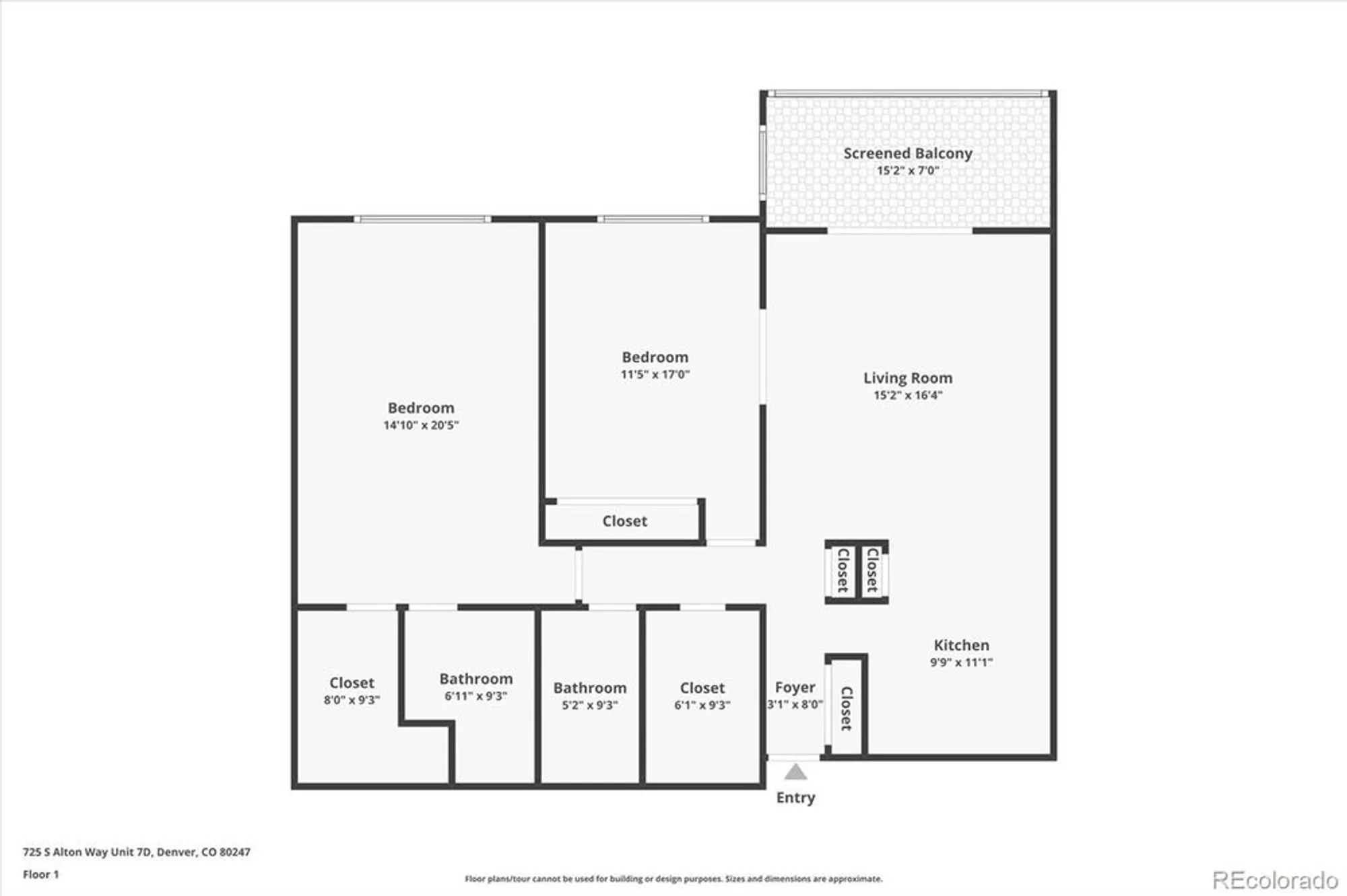 Property Slideshow image 31 of 31 | 725 s alton way unit 7d, Denver, CO, 80247