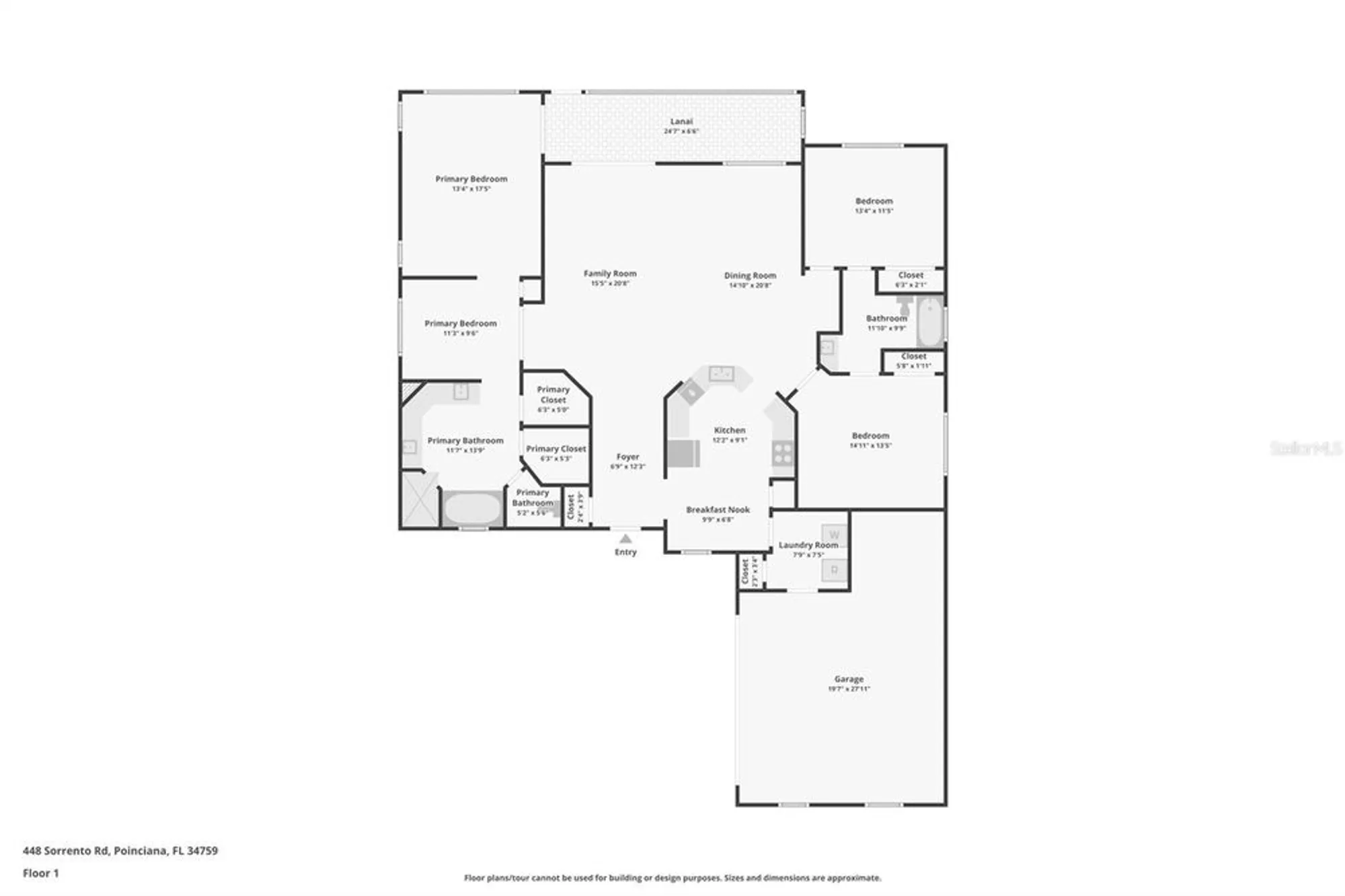 Property Slideshow image 2 of 26 | 448 sorrento rd, Kissimmee, FL, 34759