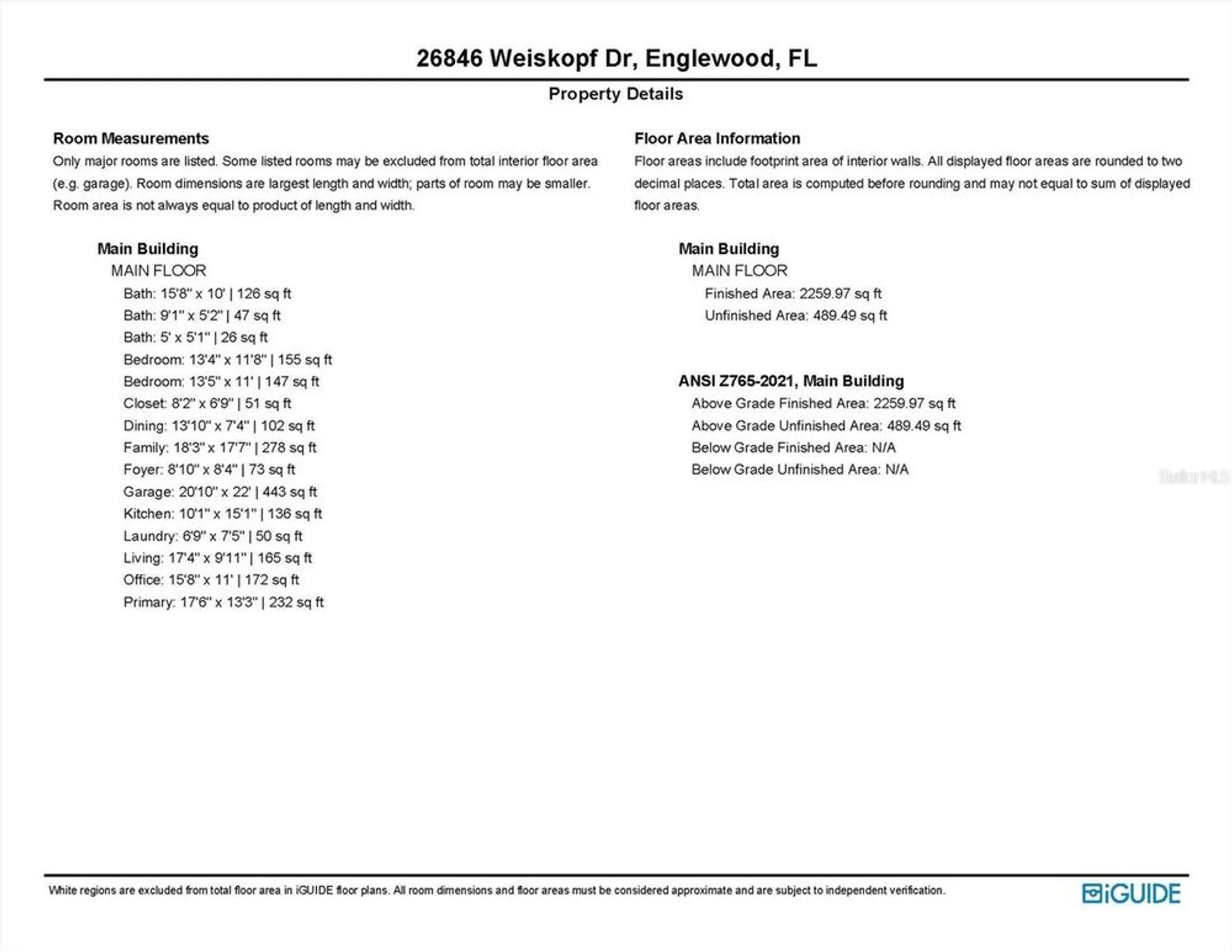 Property Slideshow image 37 of 50 | 26846 weiskopf dr, Englewood, FL, 34223