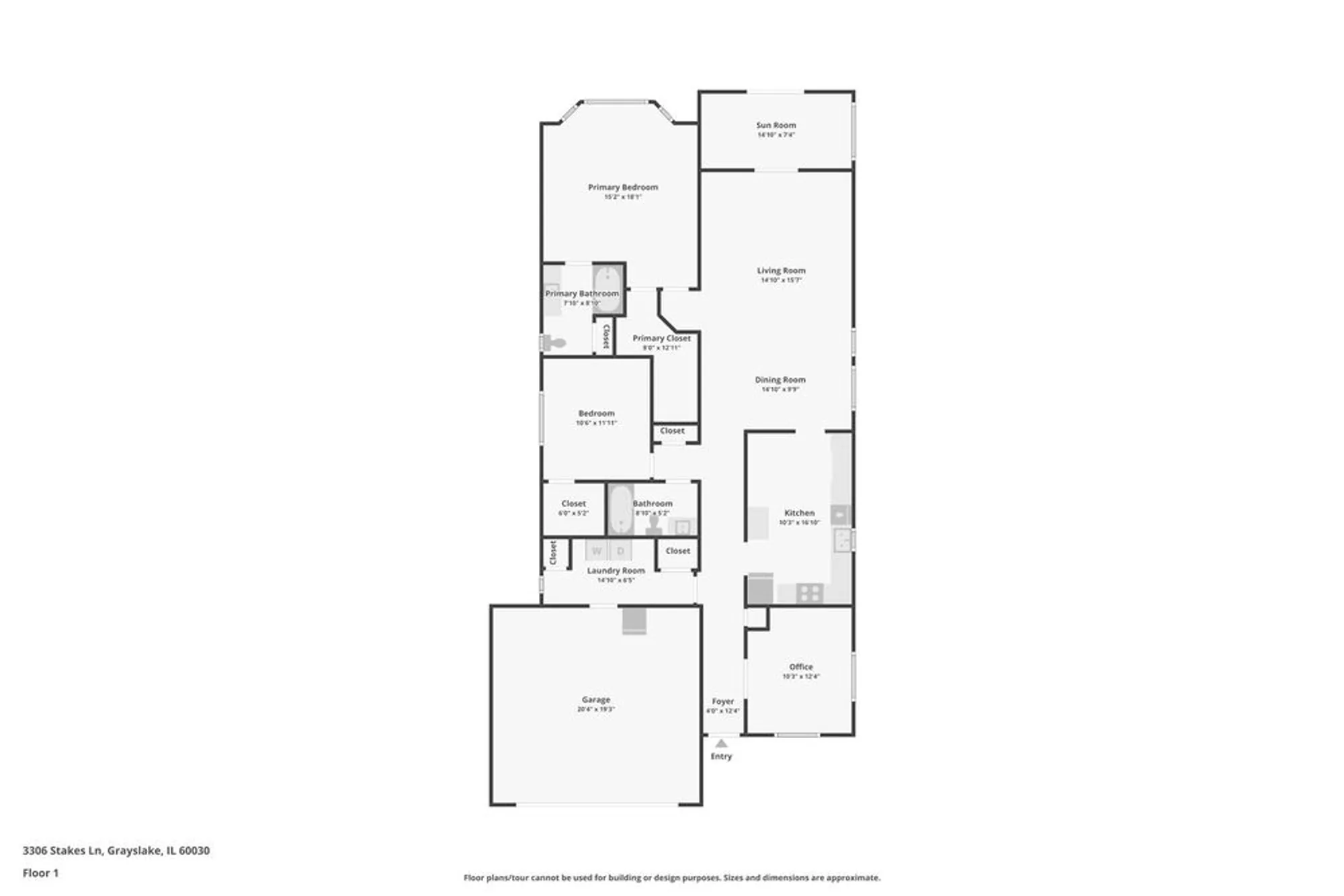 Property Slideshow image 33 of 33 | 3306 stakes ln, Grayslake, IL, 60030