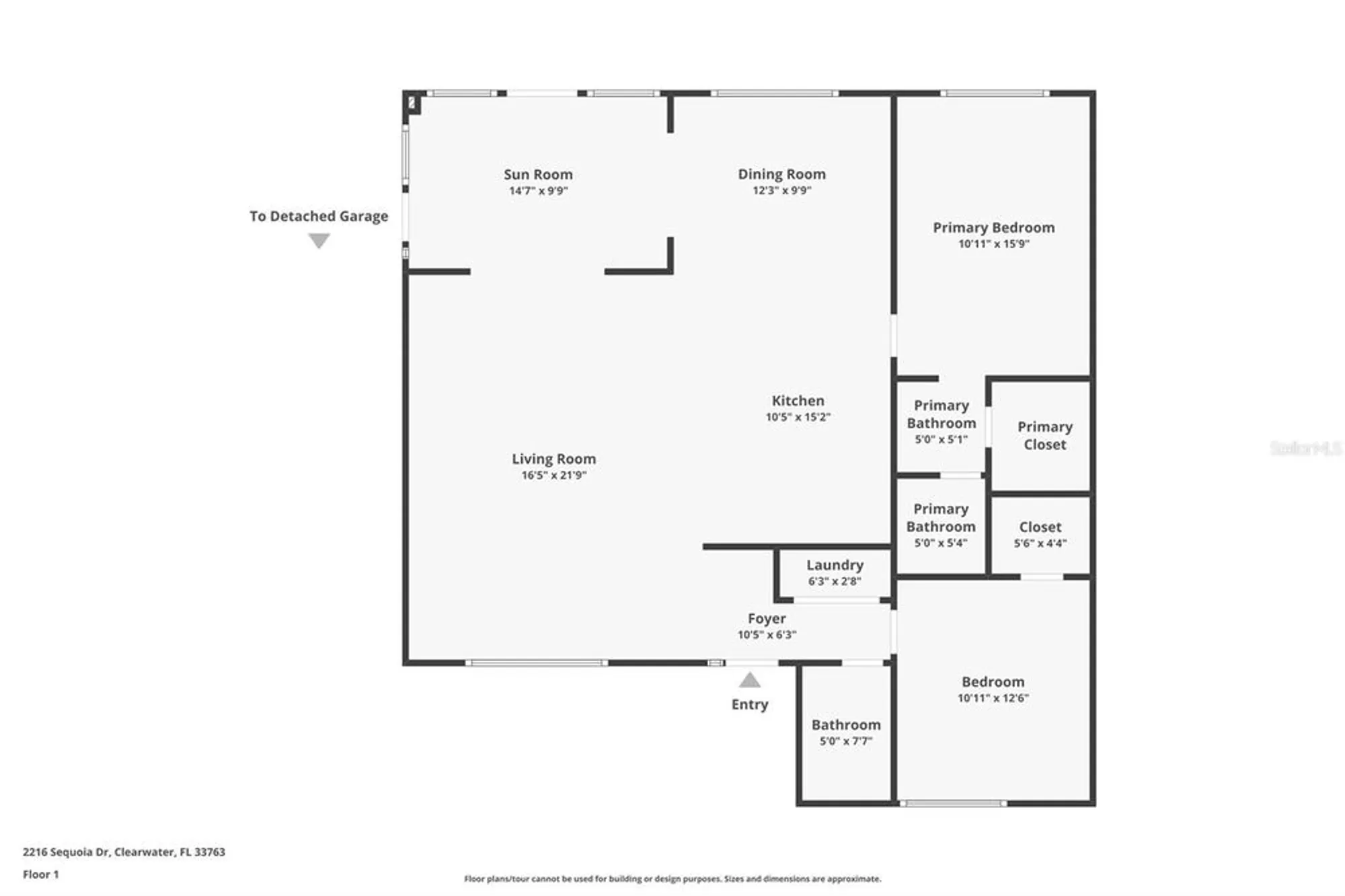 Property Slideshow image 7 of 54 | 2216 sequoia dr, Clearwater, FL, 33763