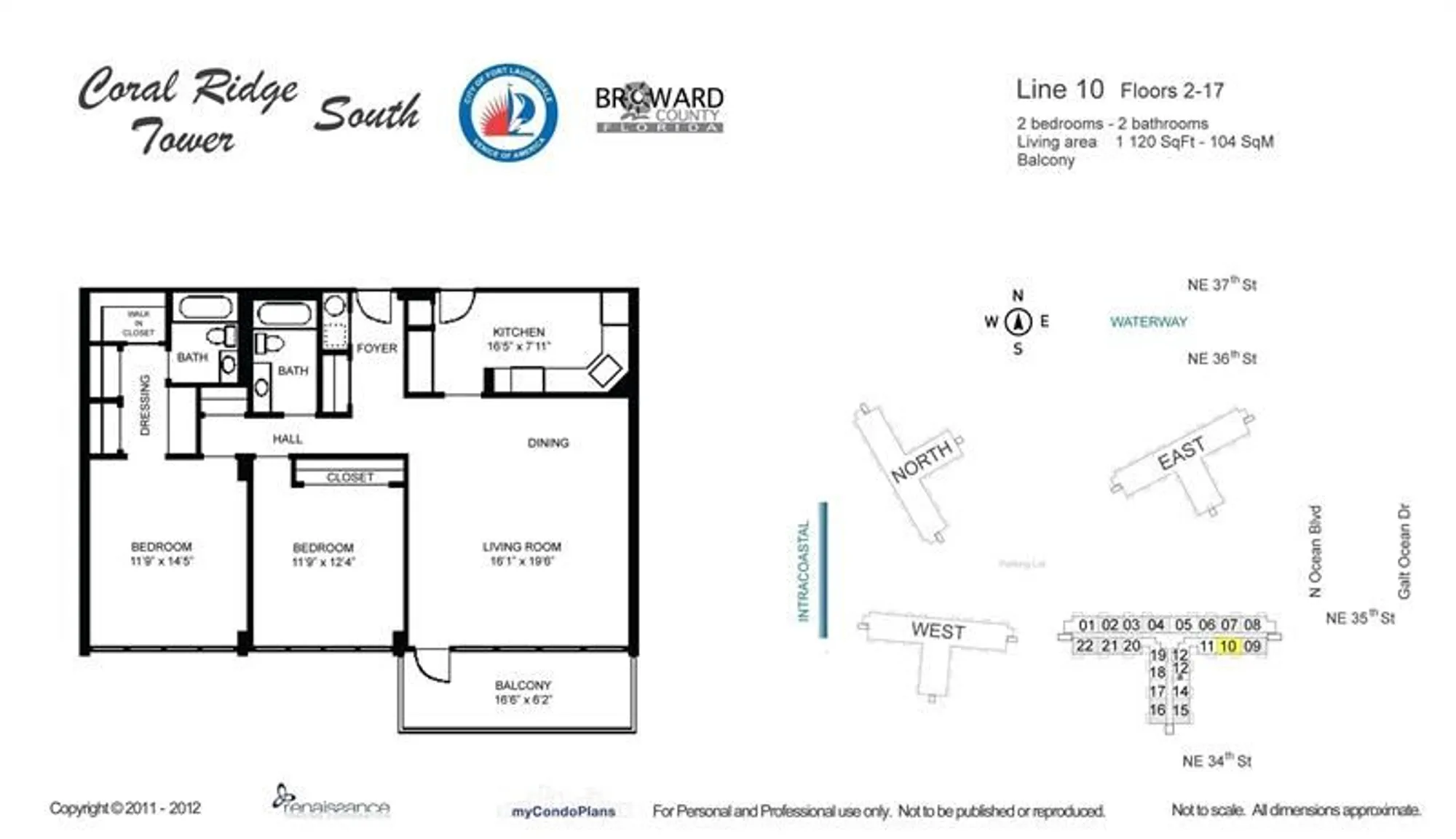 Property Slideshow image 4 of 48 | 3333 ne 34th st 810, Fort Lauderdale, FL, 33308