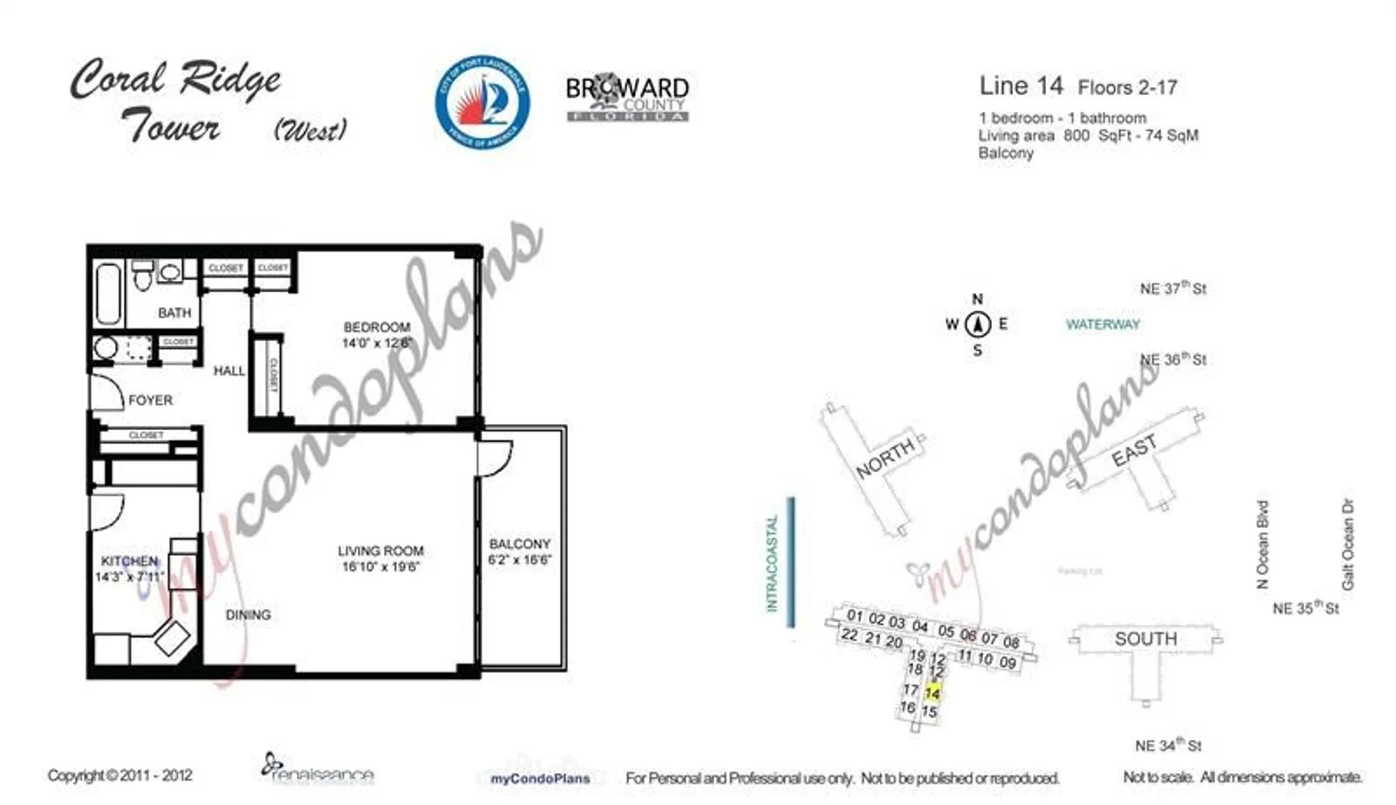 Property Slideshow image 35 of 35 | 3233 ne 34th st apt 814, Fort Lauderdale, FL, 33308