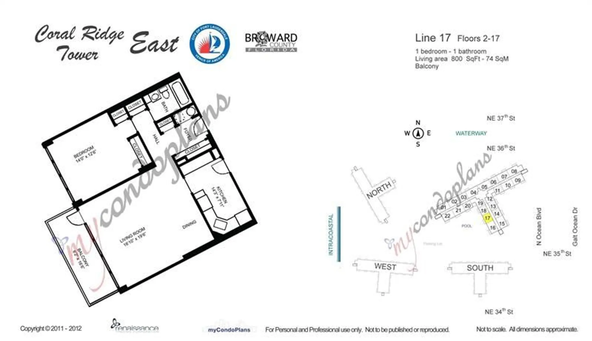 Property Slideshow image 36 of 45 | 3300 ne 36th st apt 1617, Fort Lauderdale, FL, 33308