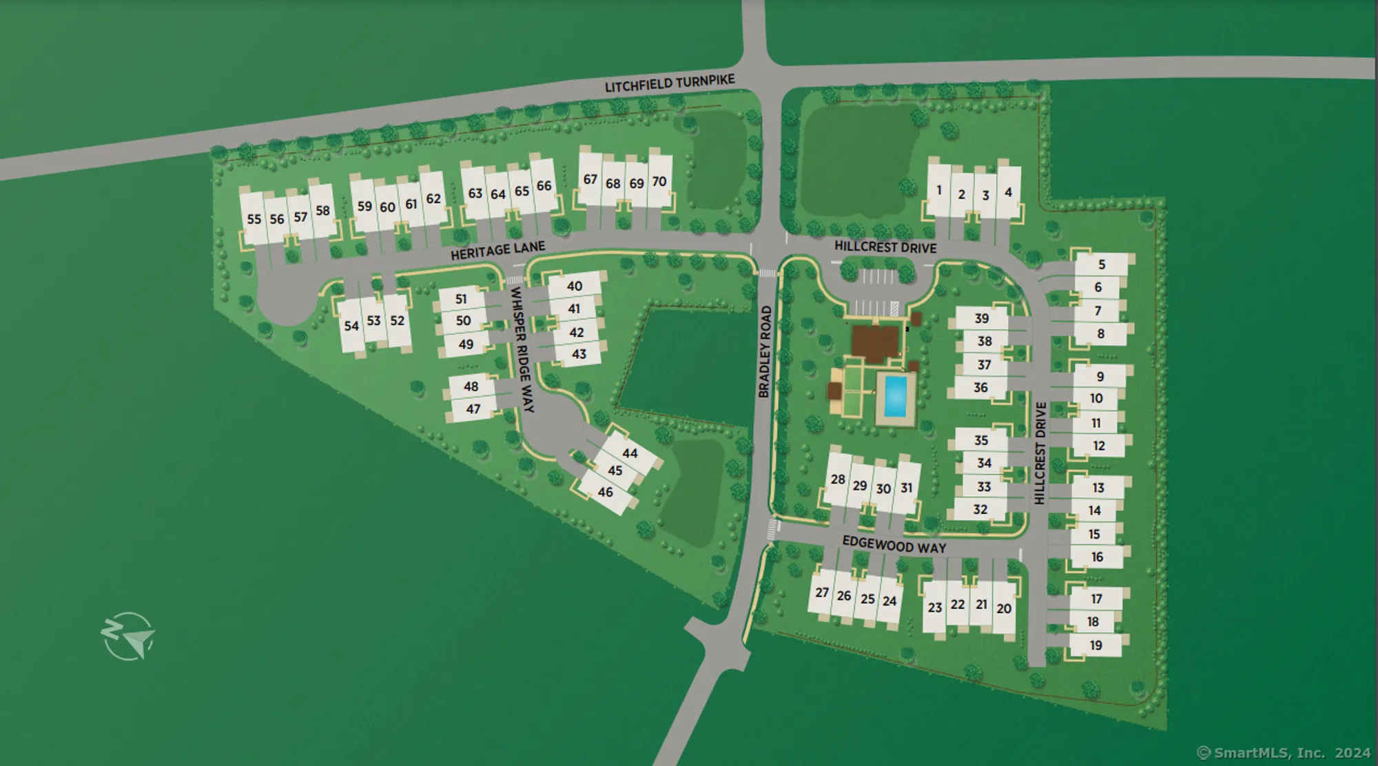 Property Slideshow image 12 of 16 | 12 whisper ridge way # 45, Woodbridge, CT, 06525