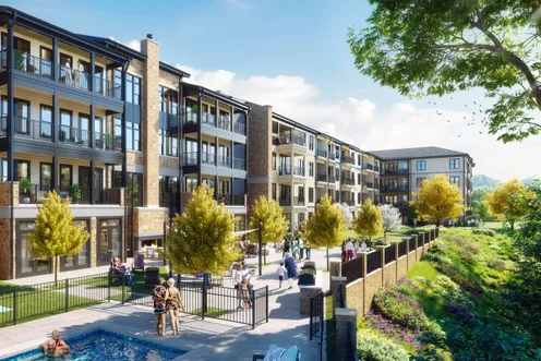 Building and Parking Lot