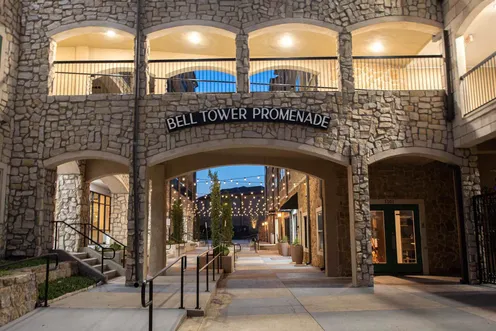 Bell Tower Flats Promenade at Night