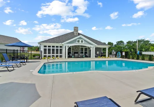 Poolside clubhouse