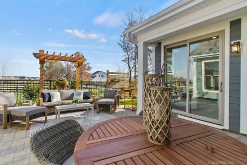 Patio seating area