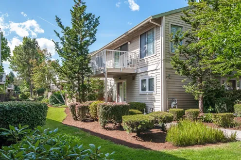 Apartment exterior with balcony views