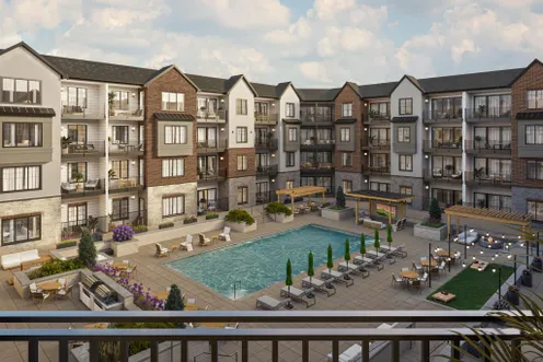 Courtyard and Pool Area