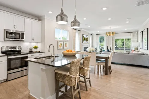 Kitchen Looking into Dining Area