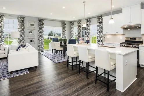 Kitchen and Living Room