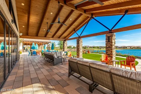 Clubhouse patio