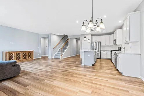 Kitchen & Living Room