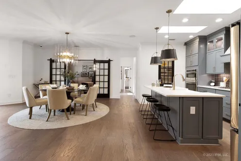 Model Dining and Kitchen Area