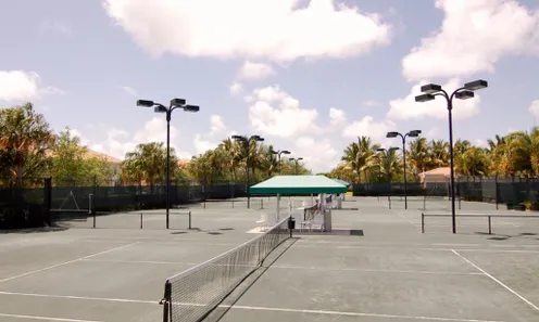 8 Lighted Har-Tru Tennis Courts