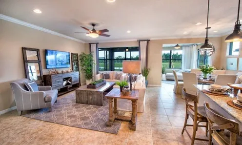 Open Interior Living Spaces